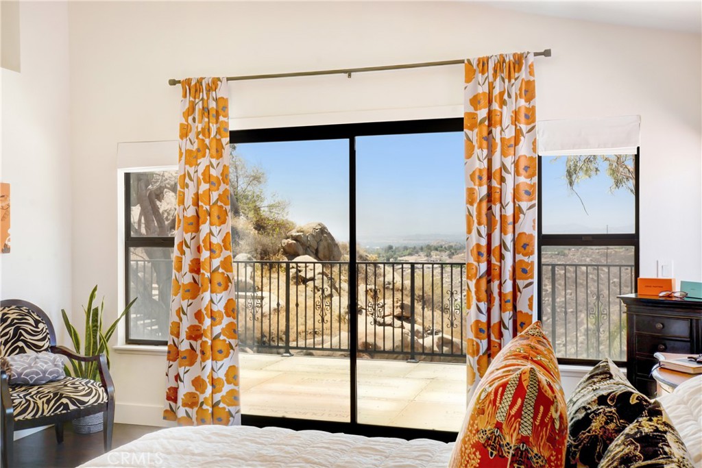 17295 Ridge Canyon Drive Riverside, CA 92506 - Photo 36 of 56 Master bedroom sliding doors leading to balcony