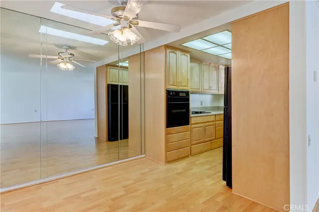 a view of a hallway view with staircase