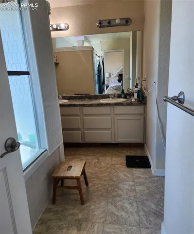 a view of a lake with a yard