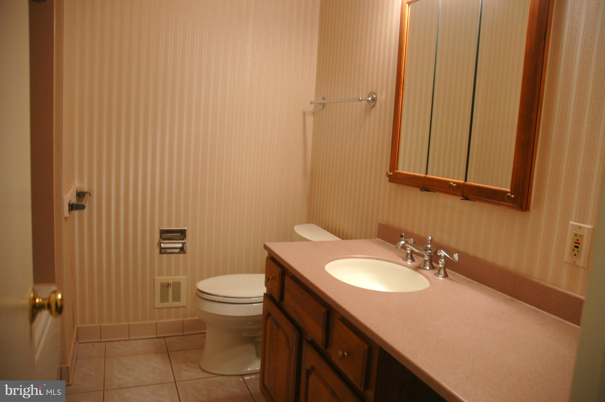 14717 Flintstone Lane Silver Spring, MD 20905 - Photo 8 of 26 a bathroom with a sink toilet and a mirror