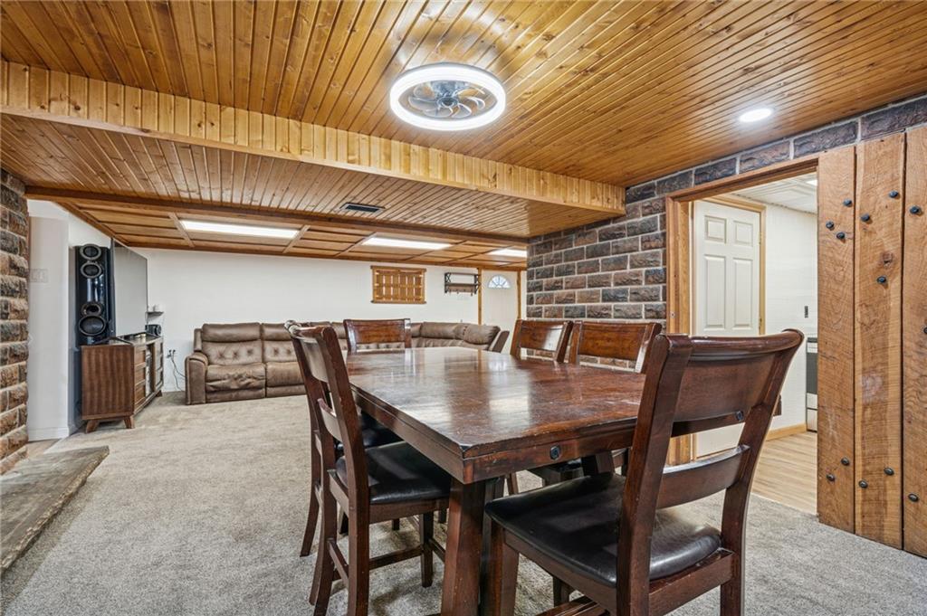 190 Urban Road Saltsburg, PA 15681 - Photo 26 of 44 a view of a dining room with furniture