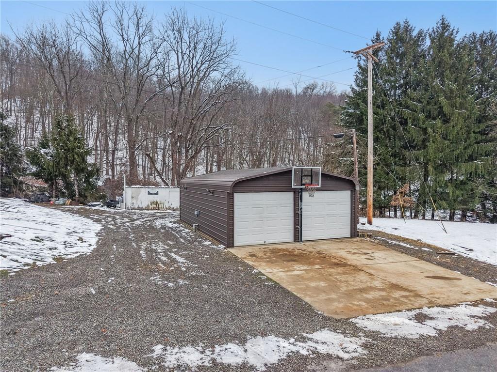 190 Urban Road Saltsburg, PA 15681 - Photo 42 of 44 a view of a house with a snow in the yard