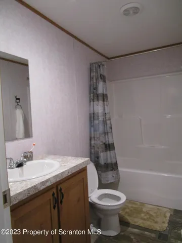 a view of wooden door