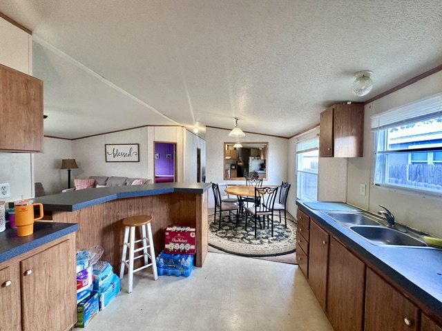 106 Ramirez Street Kyle, TX 78640 - Photo 12 of 19 An inviting open-concept layout connects the well-equipped kitchen to a cozy dining area.