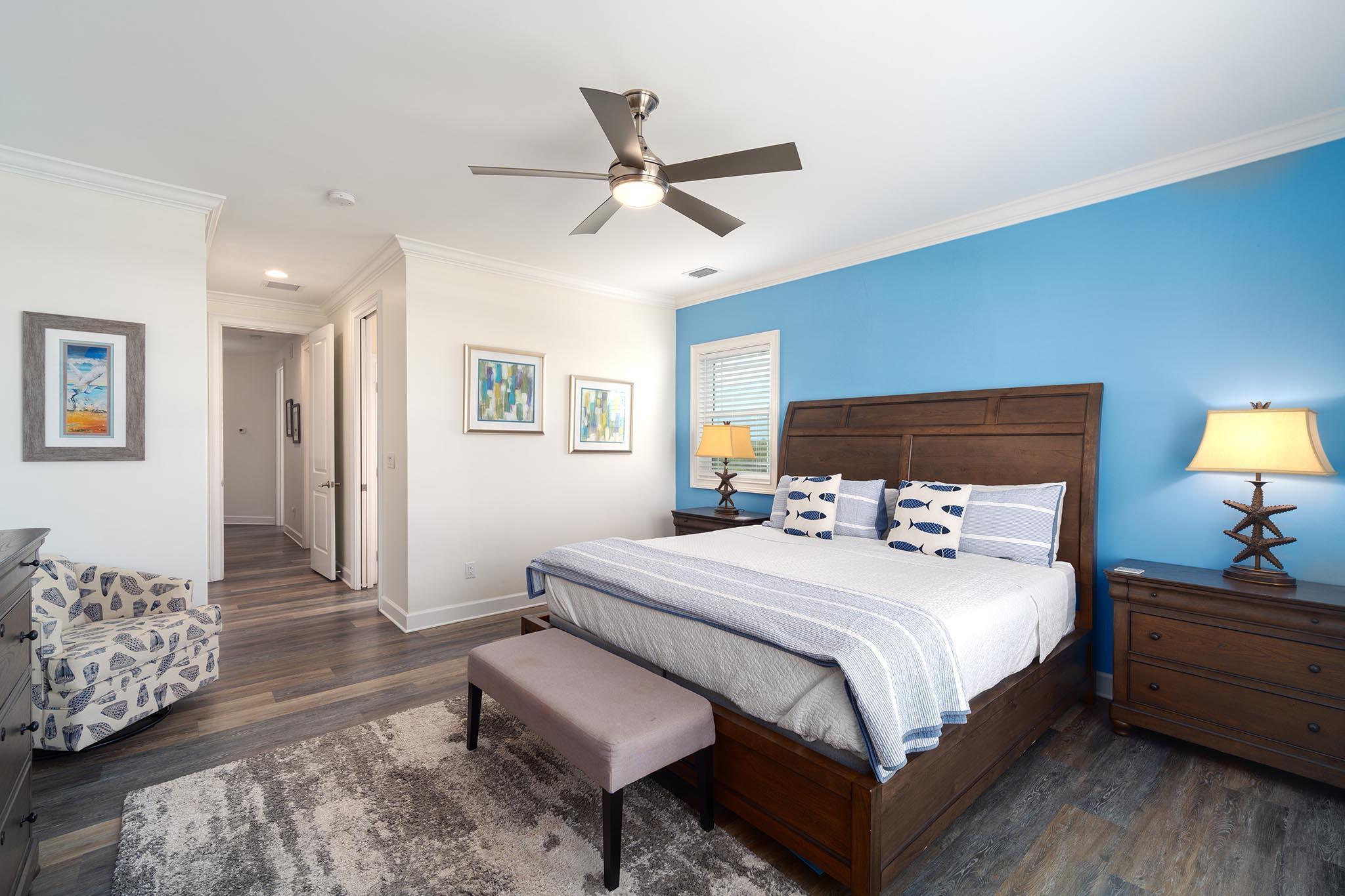 217 Sombrero Beach Road, Unit 1 & 2 Marathon, FL 33050 - Photo 52 of 67 a bedroom with a bed a lamp and a dresser