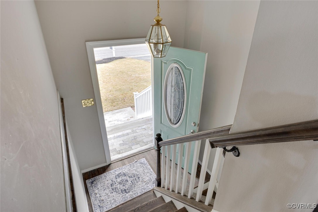 2314 Cox Road Henrico, VA 23233 - Photo 6 of 50 Entryway with hardwood / wood-style floors and a c