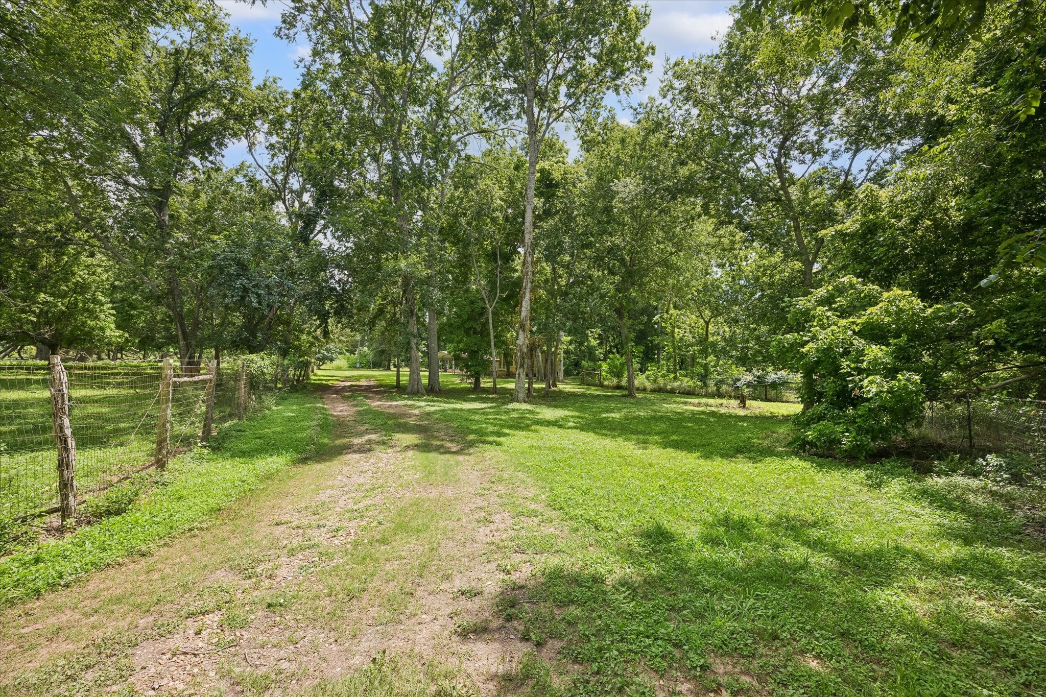 2511 Hartwell Road Pattison, TX 77423 - Photo 5 of 27 Welcoming gated entrance with a long private drive leading to the residence.