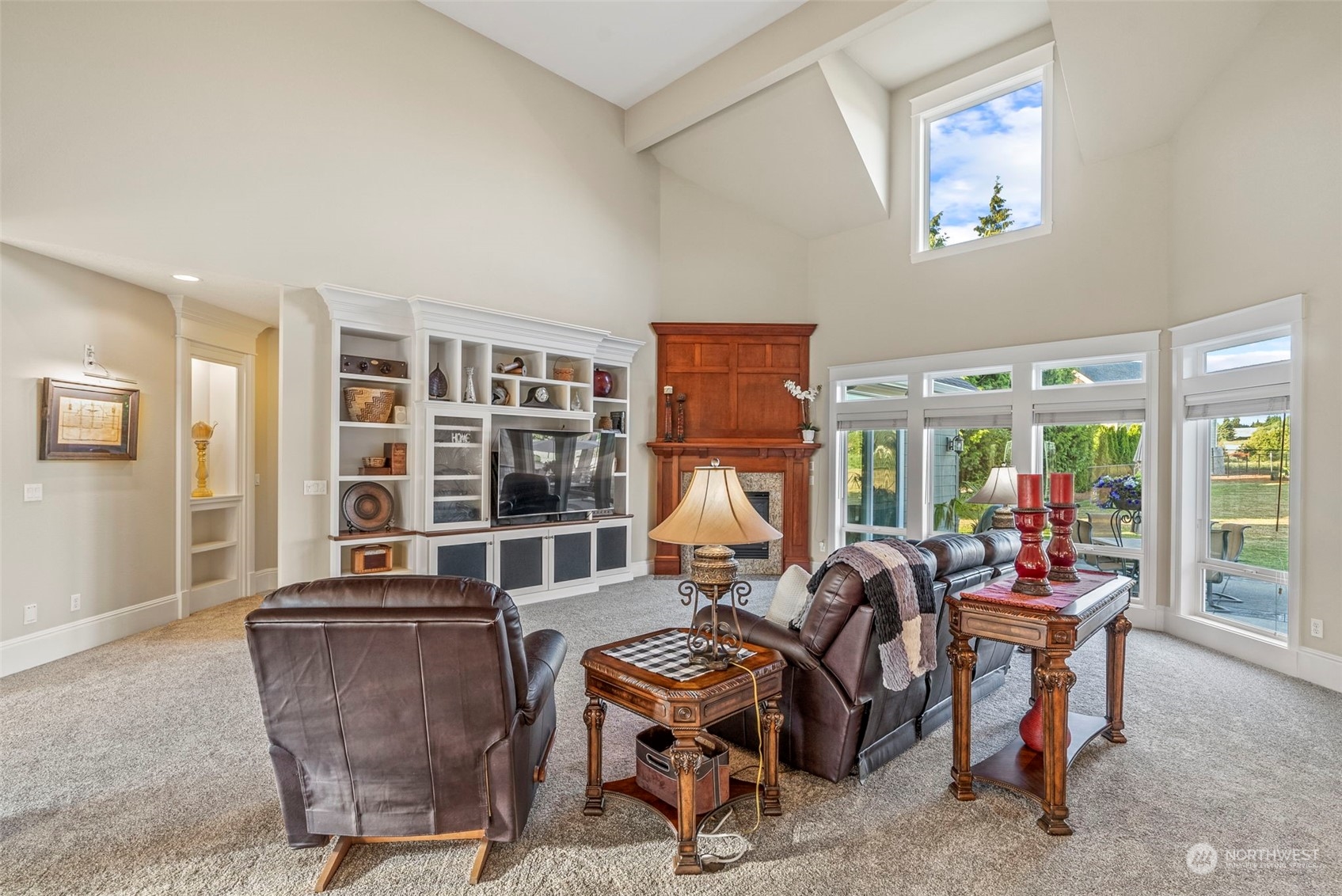 19501 Northwest Krieger Road Ridgefield, WA 98642 - Photo 14 of 38 a living room with furniture a rug and a window