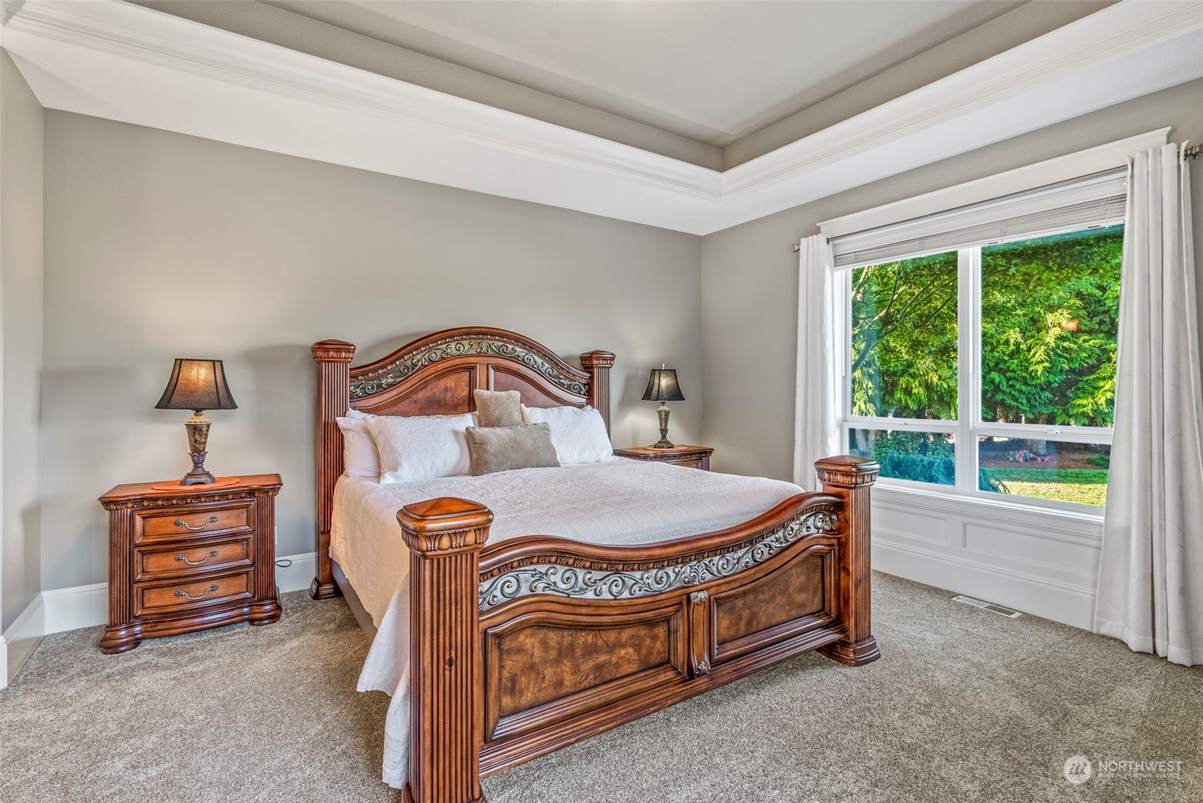 19501 Northwest Krieger Road Ridgefield, WA 98642 - Photo 15 of 38 a bedroom with bed and a window