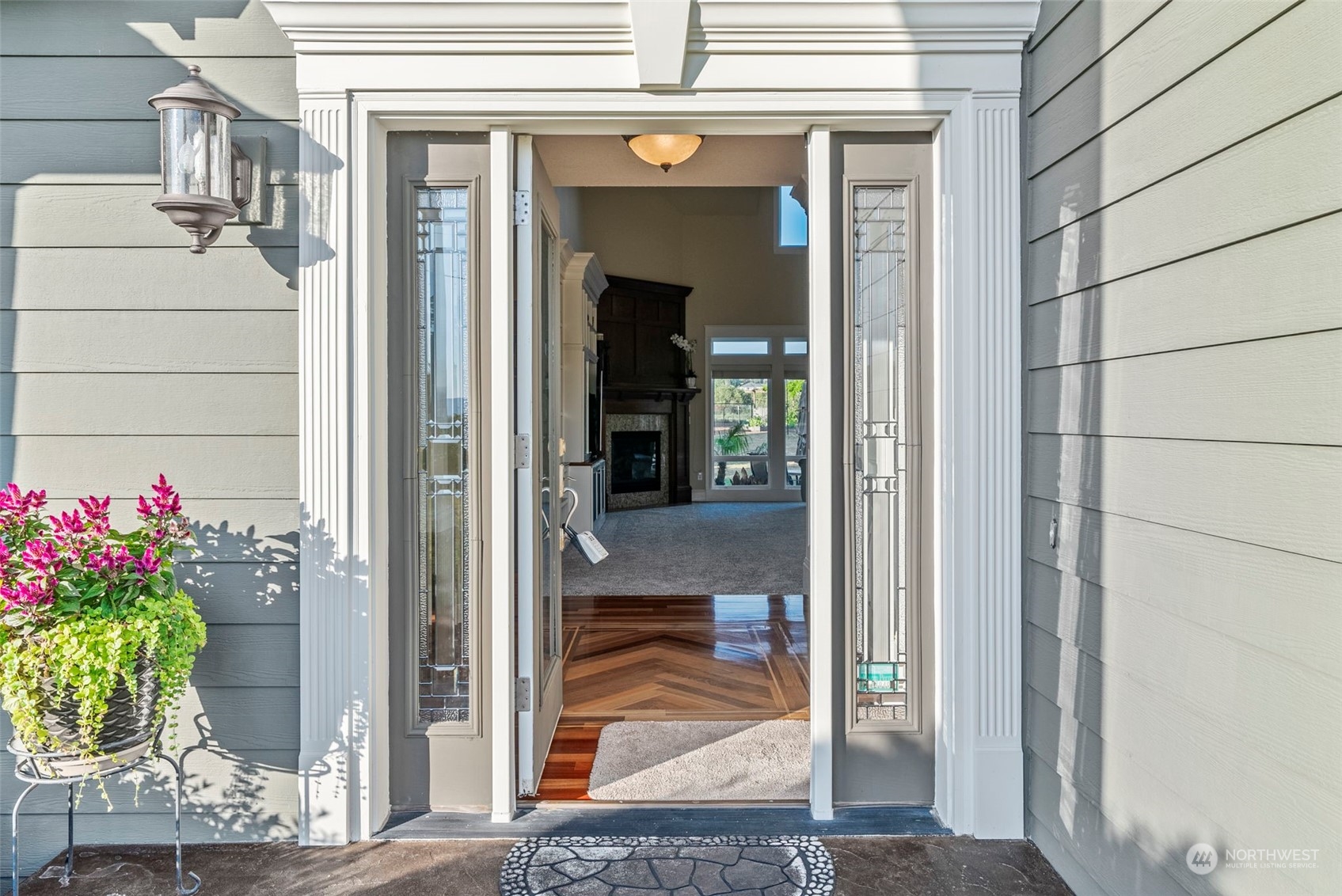 19501 Northwest Krieger Road Ridgefield, WA 98642 - Photo 6 of 38 a view of a entryway door front of house