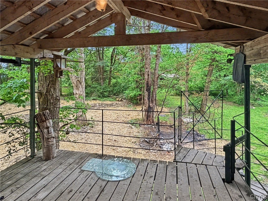 367 Andersen Hill Road Richford, NY 13736 - Photo 20 of 46 Second Floor Bedroom Deck View