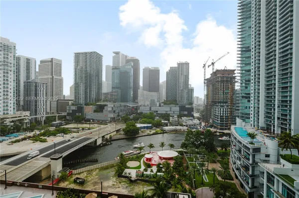 a city view with lot of high rise buildings