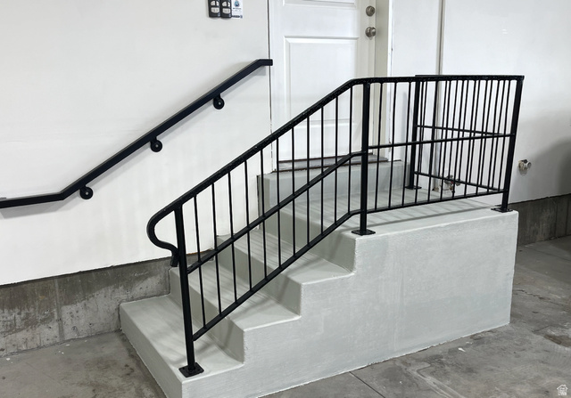 434 Cardon Ridge Drive Smithfield, UT 84335 - Photo 56 of 59 freshly painted Stairs with concrete flooring