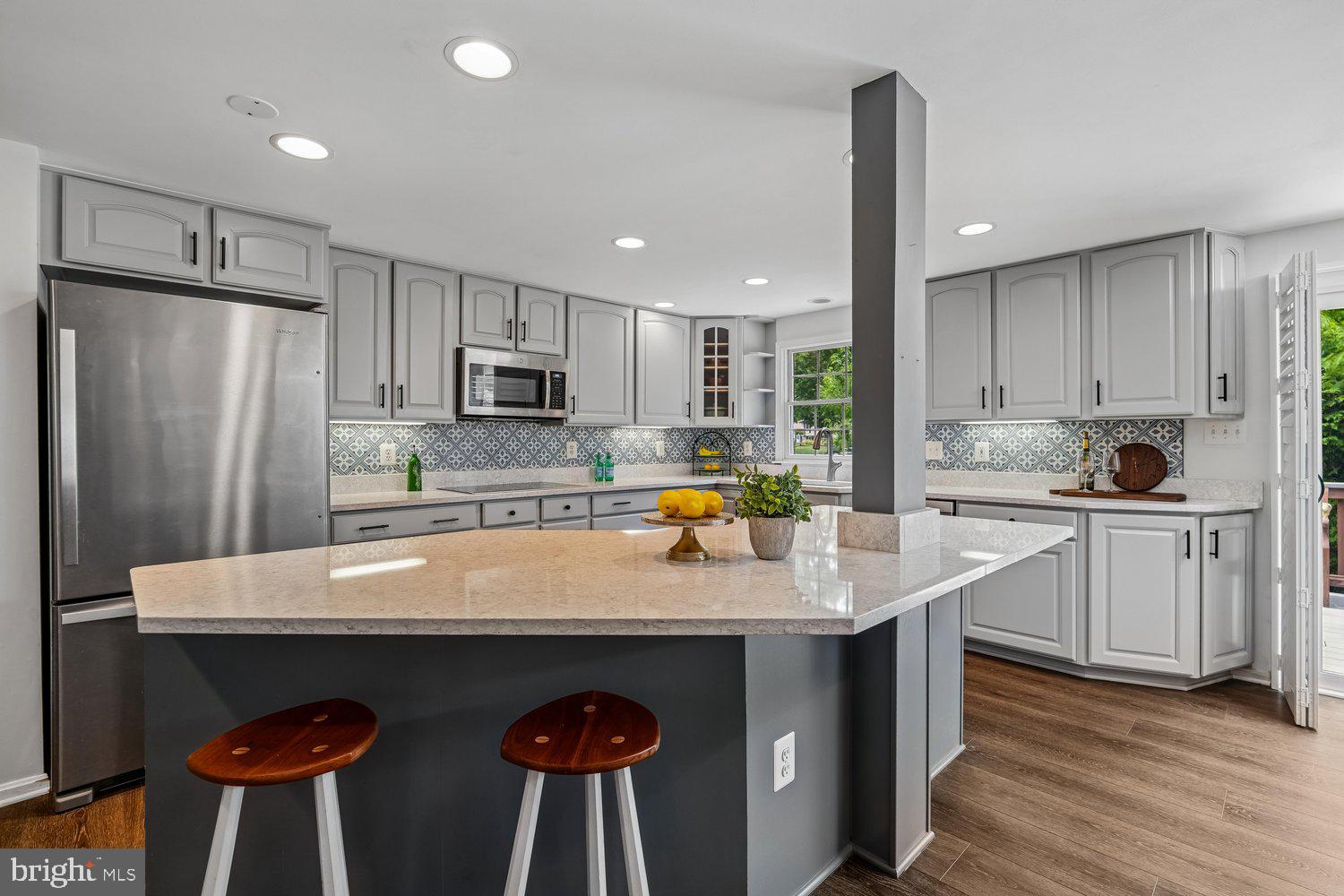 8044 Red Jacket Way Jessup, MD 20794 - Photo 20 of 71 LARGE QUARTZ ISLAND W/ ROOM FOR STOOLS