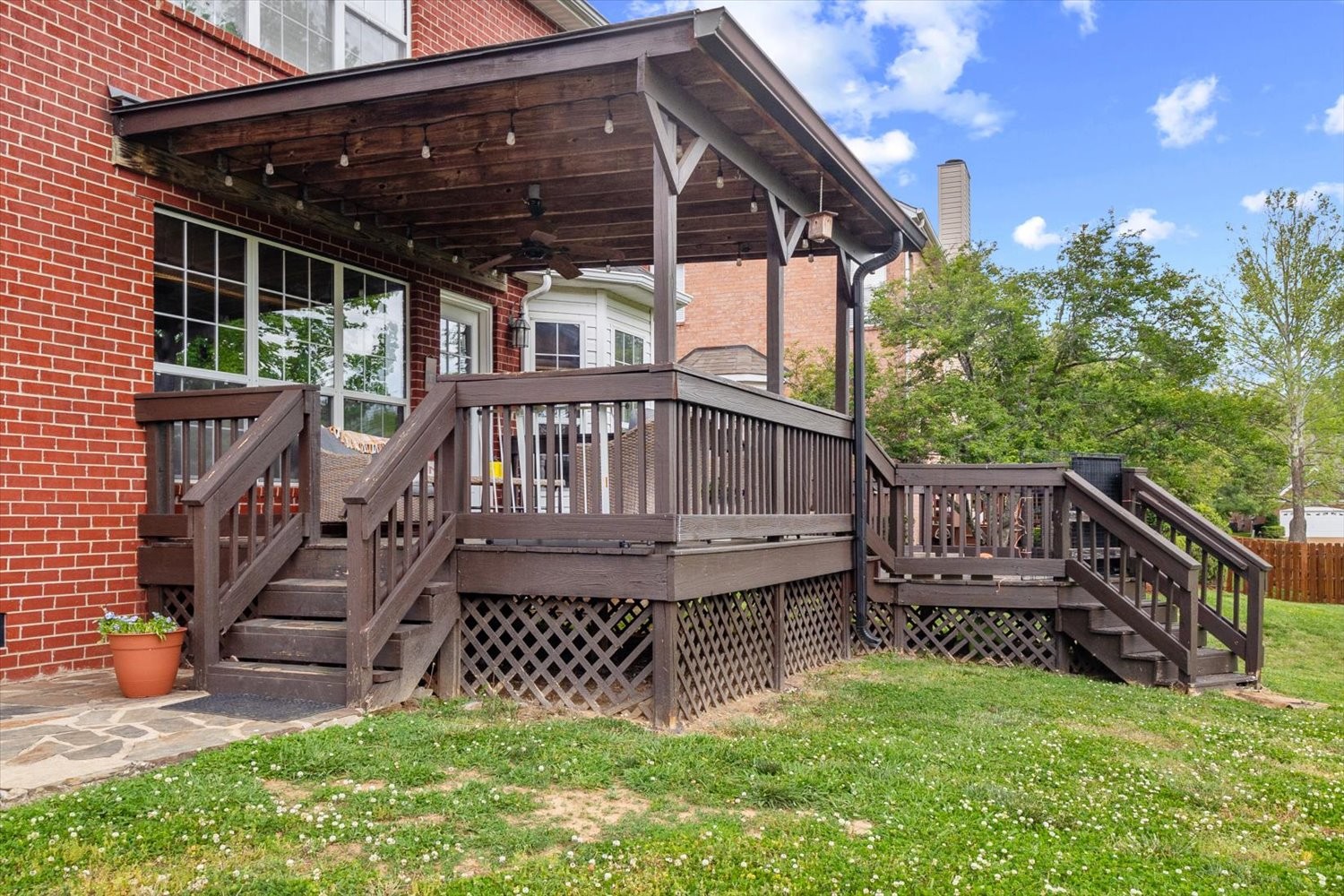 406 Orchid Road Franklin, TN 37064 - Photo 36 of 52 a view of a deck with a yard