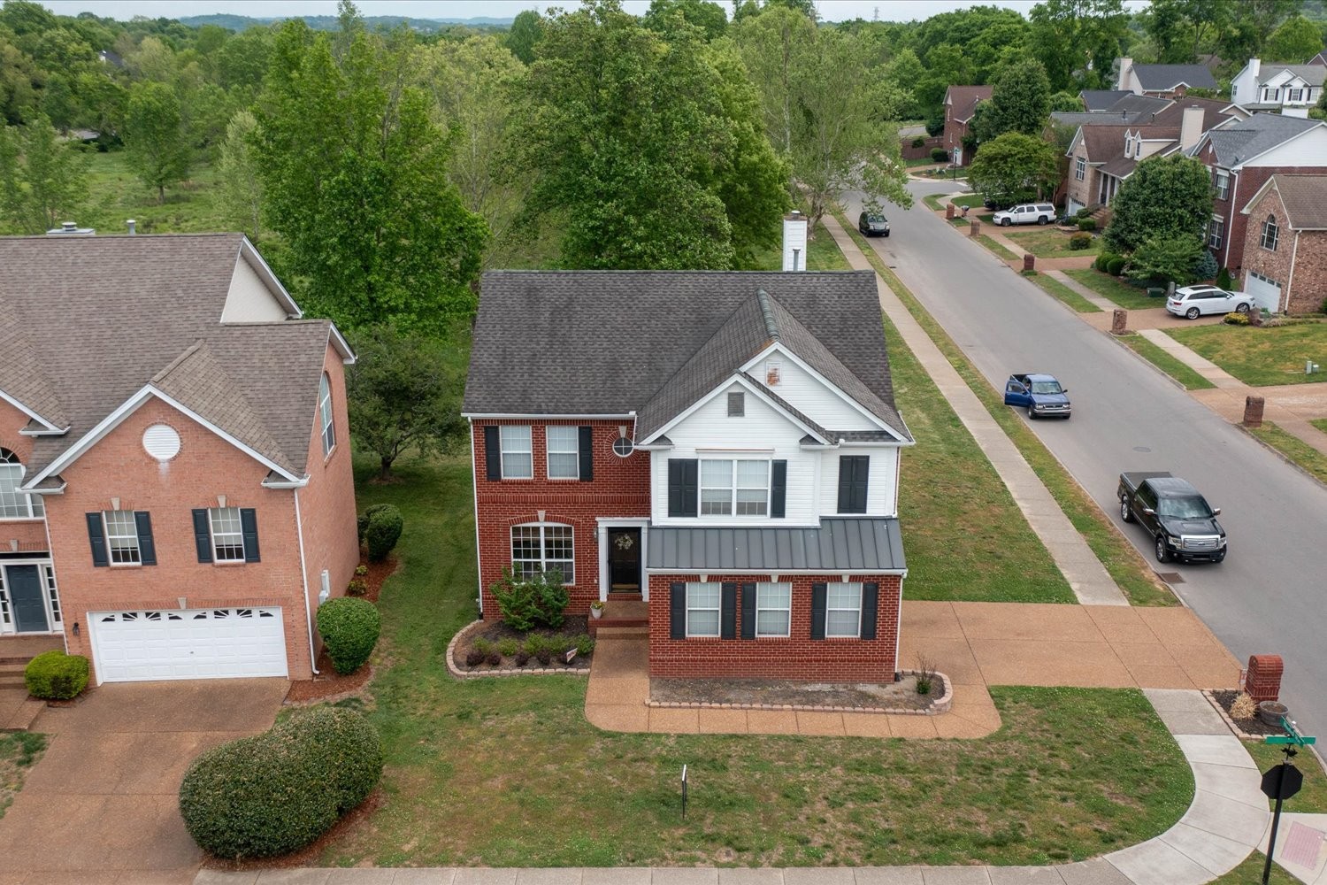 406 Orchid Road Franklin, TN 37064 - Photo 39 of 52 an aerial view of a house