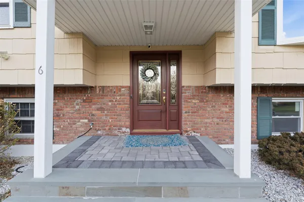 a view of a entryway door of the house