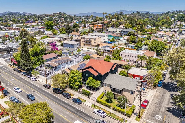 a car parked in front of a house