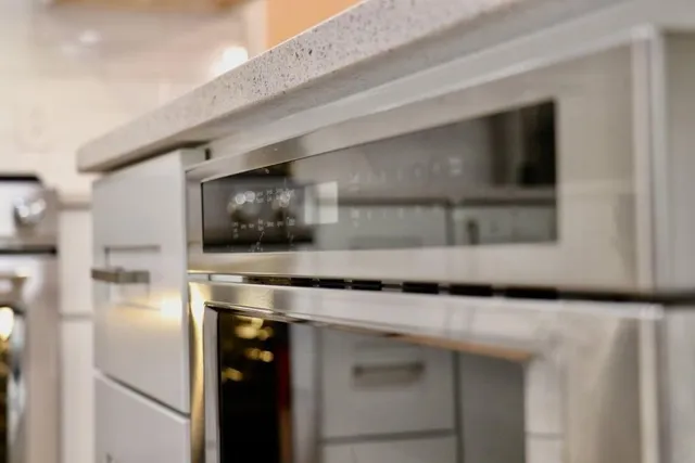 a close view of kitchen