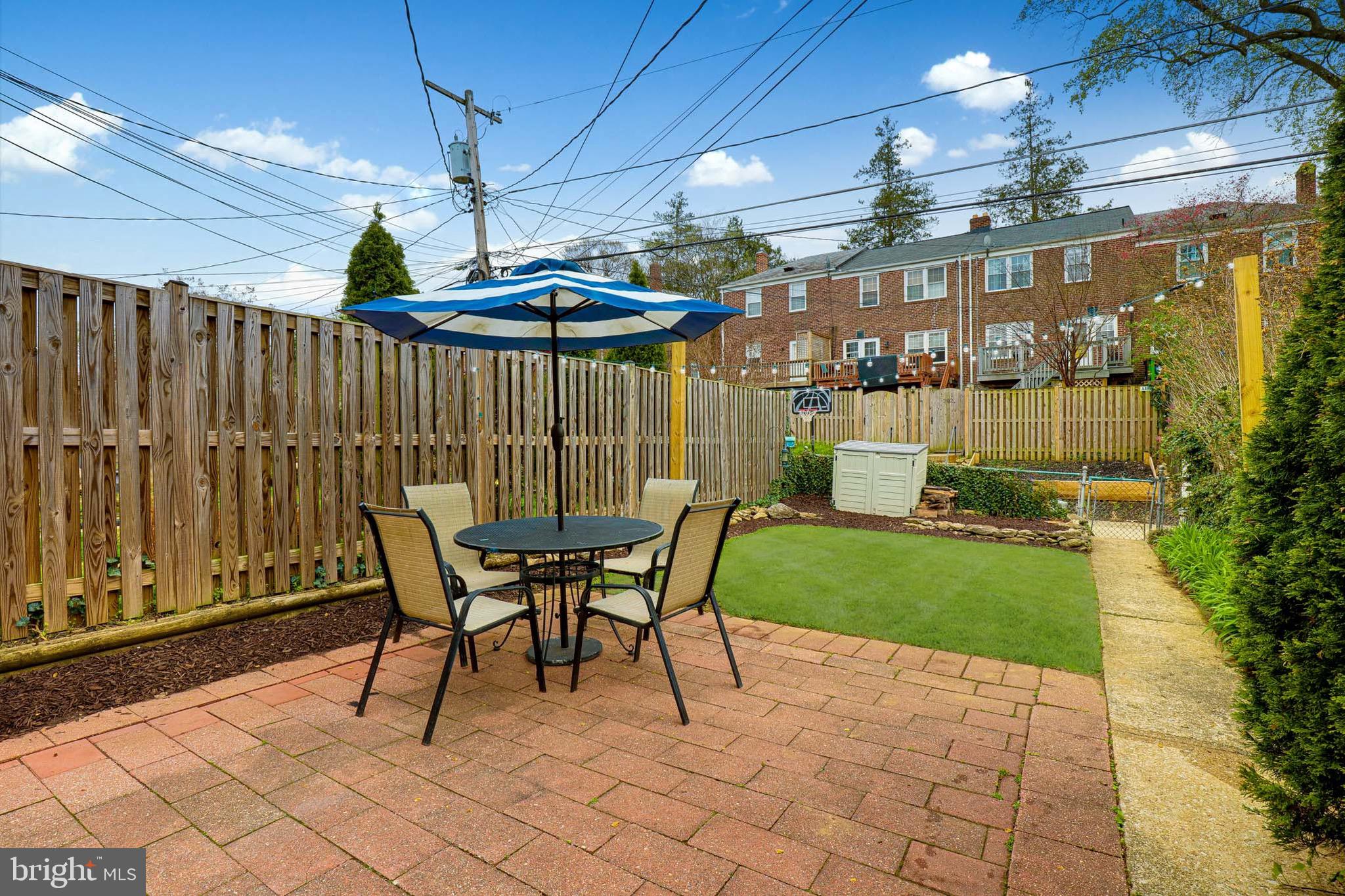 205 Brandon Road Baltimore, MD 21212 - Photo 32 of 36 Patio for entertaining, yard for playing!