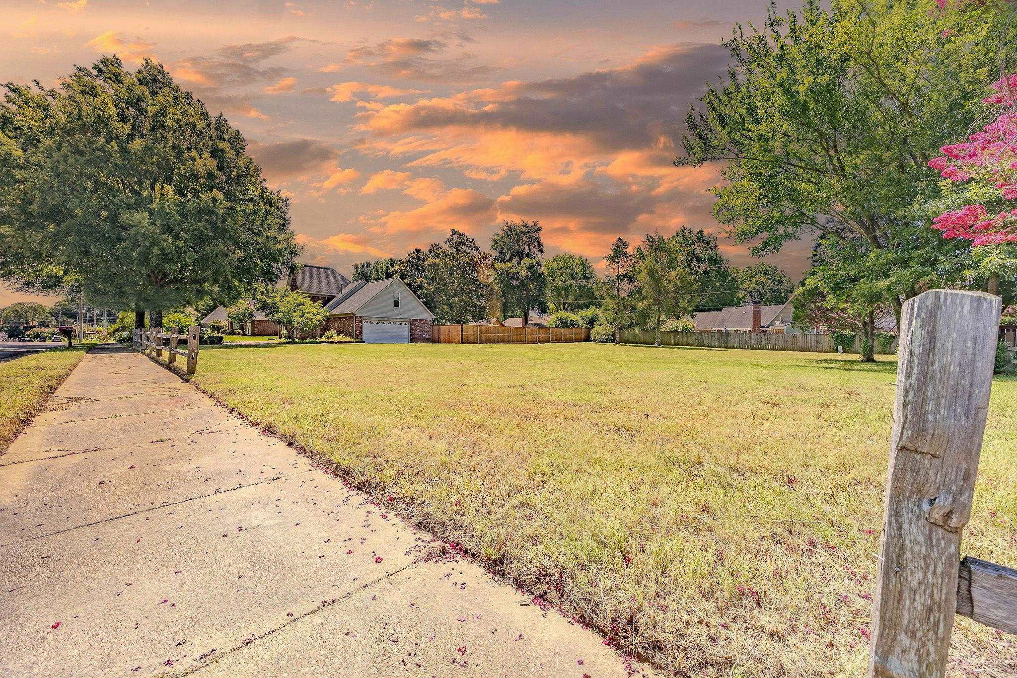 8697 Walnut Grove Road Memphis, TN 38018 - Photo 2 of 11 View of yard featuring a garage