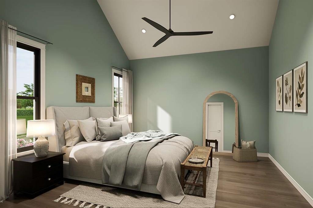 3451 Murry Tbd County Road Paradise, TX 76073 - Photo 6 of 13 a bedroom with a bed and wooden floor