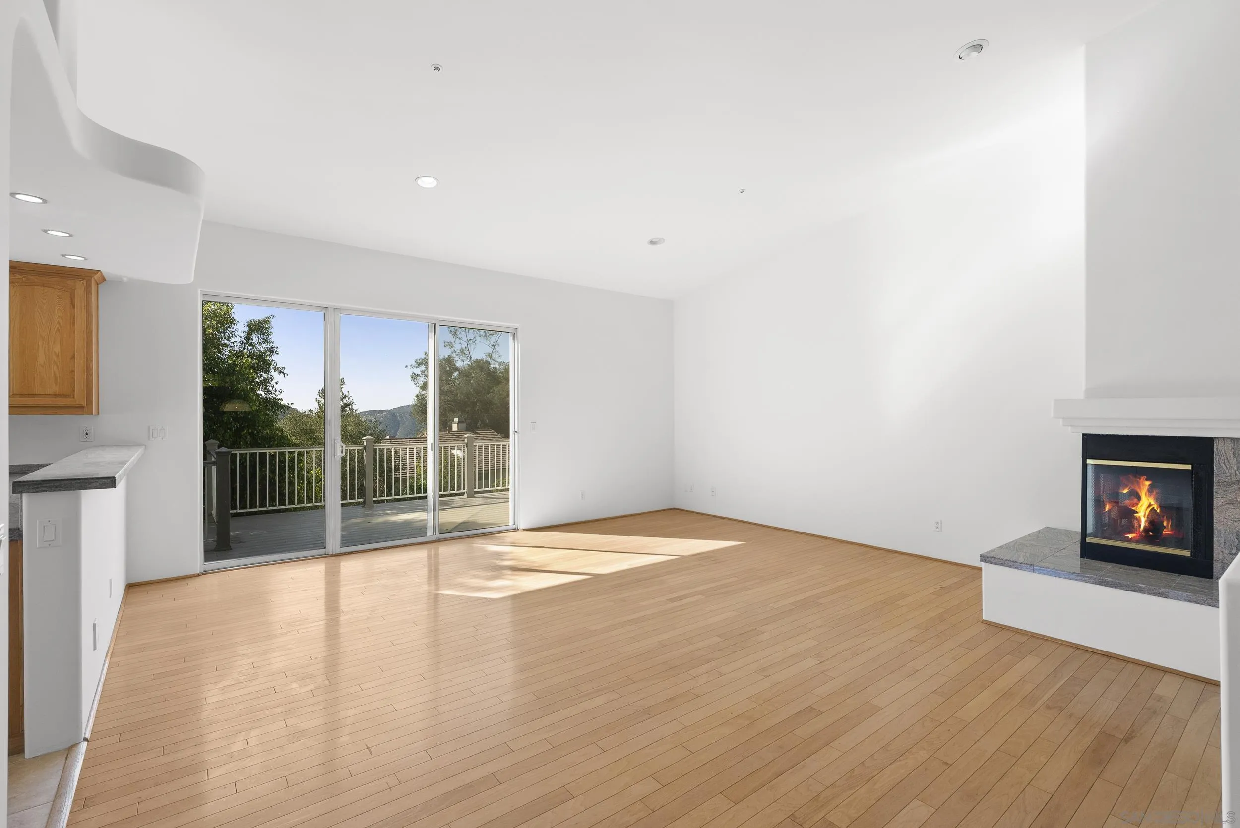 28328 Kettering Lane Escondido, CA 92026 - Photo 6 of 50 a view of empty room with wooden floor and fireplace