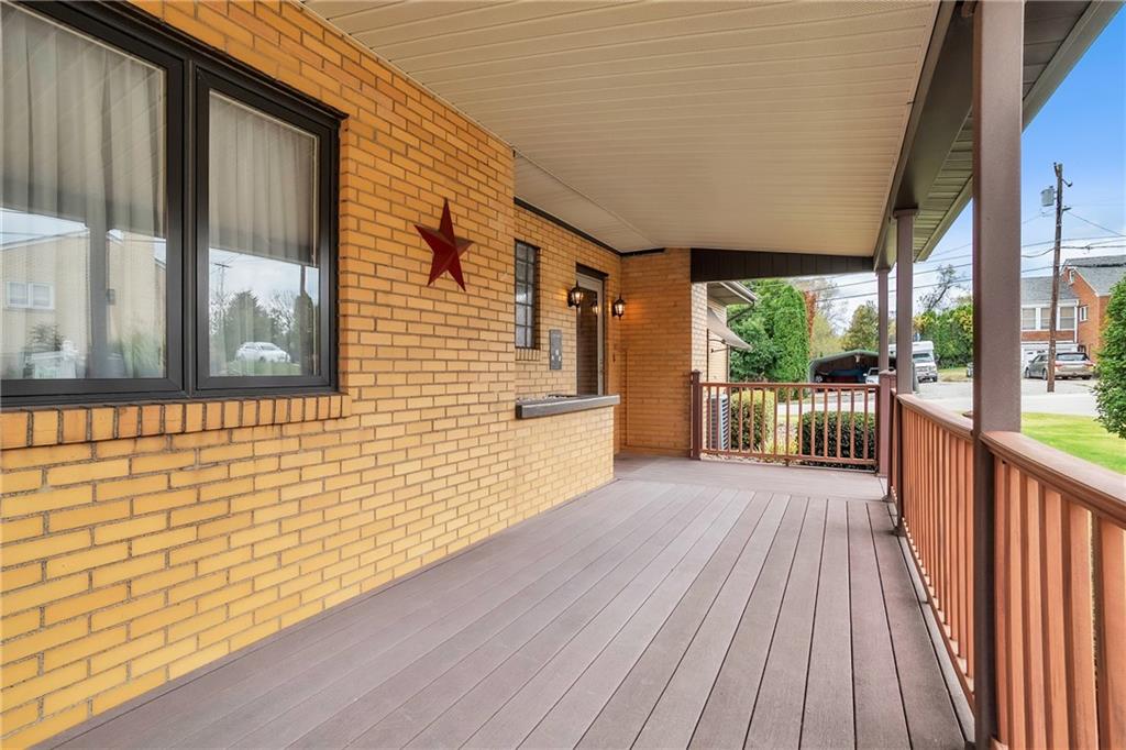 710 Walnut Street Monongahela, PA 15063 - Photo 41 of 46 a view of a balcony with wooden floor