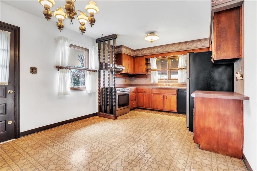 710 Walnut Street Monongahela, PA 15063 - Photo 9 of 46 a view of a kitchen with microwave and cabinets