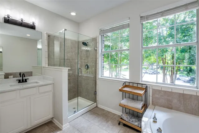 a room with a window and a sink