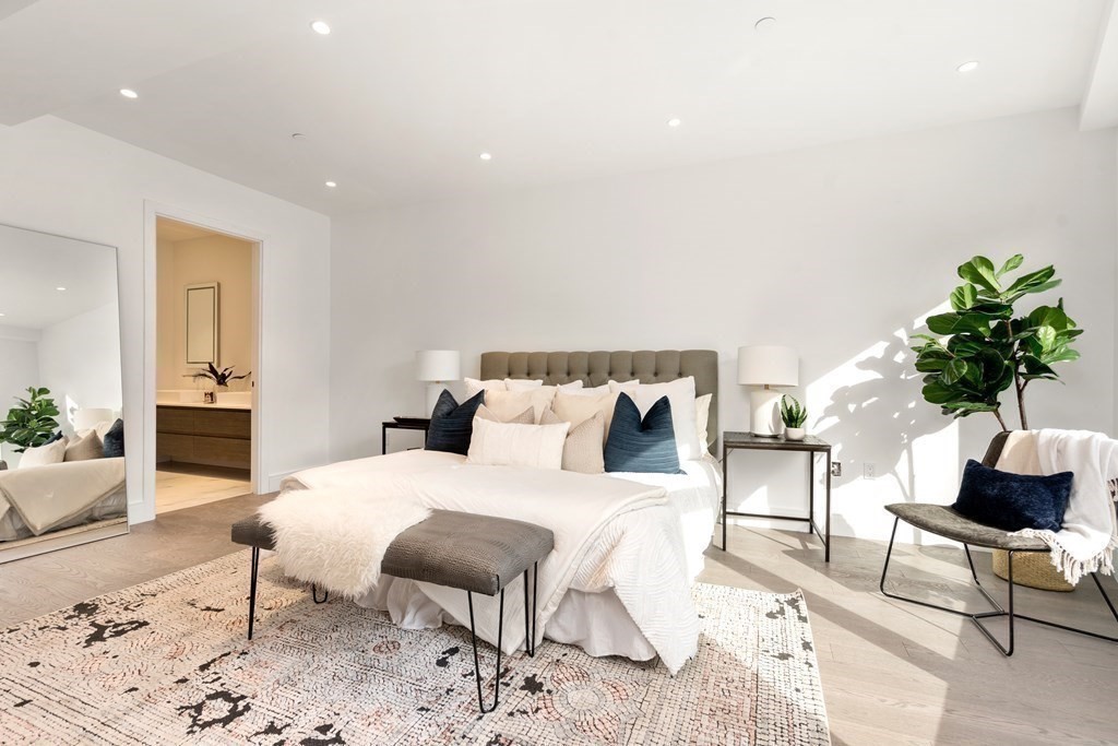 69 Walnut Street, Unit 15 Brookline, MA 02445 - Photo 4 of 21 a living room with furniture and a potted plant