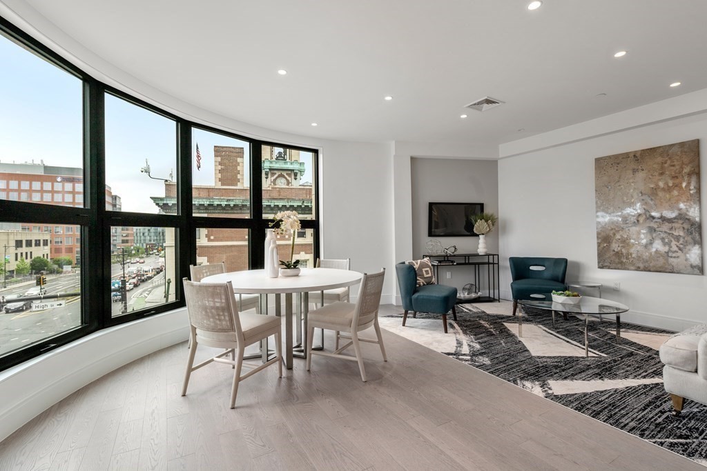 69 Walnut Street, Unit 15 Brookline, MA 02445 - Photo 10 of 21 a view of a dining room with furniture window and outside view