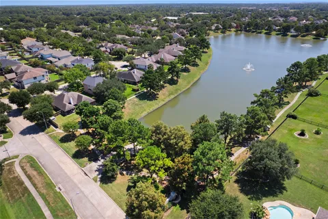 a view of a lake with a lake