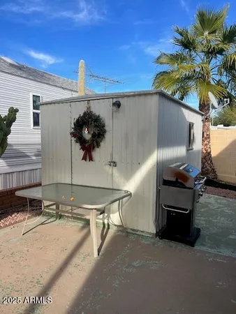 a view of a house with a sink
