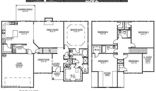 1018 Red Drum Way New Bern, NC 28562 - Photo 11 of 11 Floor Plan
