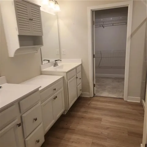 a view of a small space