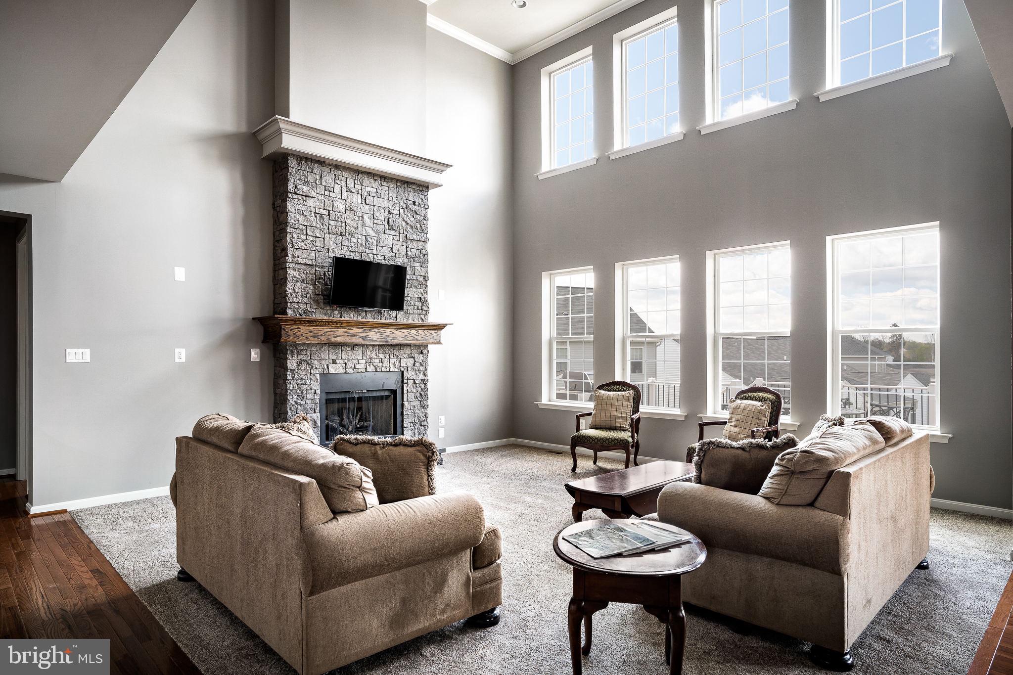 425 Canyon Road Winchester, VA 22602 - Photo 14 of 44 Custom Stone Fireplace