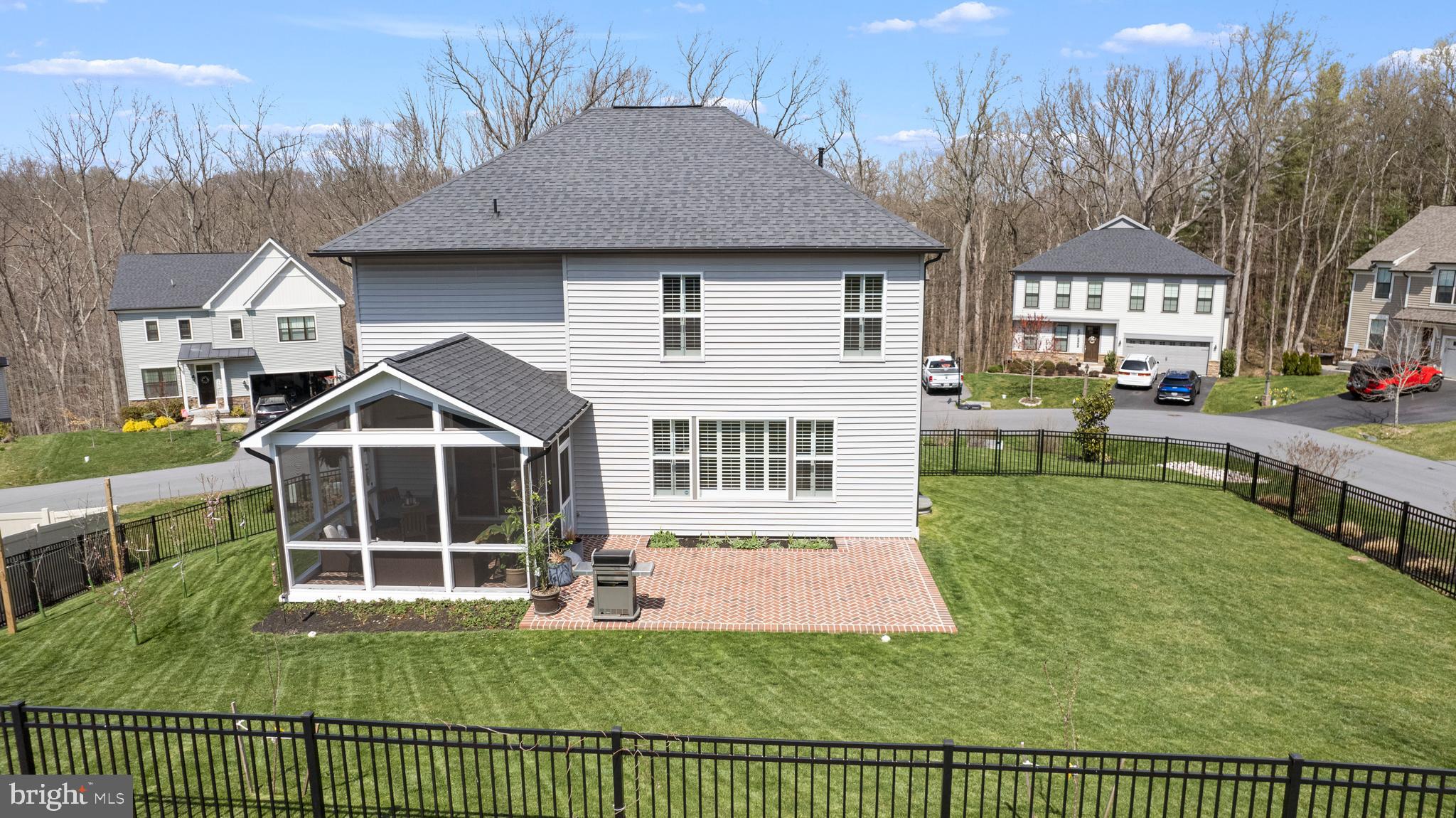 6839 West Shavano Road New Market, MD 21774 - Photo 3 of 72 fenced with screened porch and brick patio