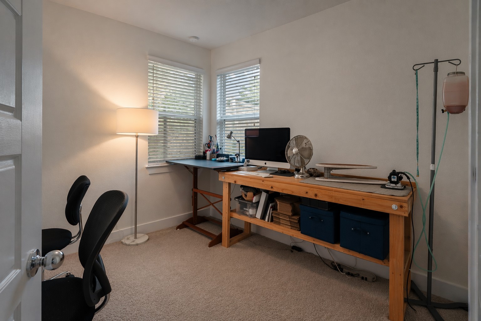 2100 Hermia Street, Unit 41 Austin, TX 78741 - Photo 14 of 22 a view of a workspace with furniture and a window