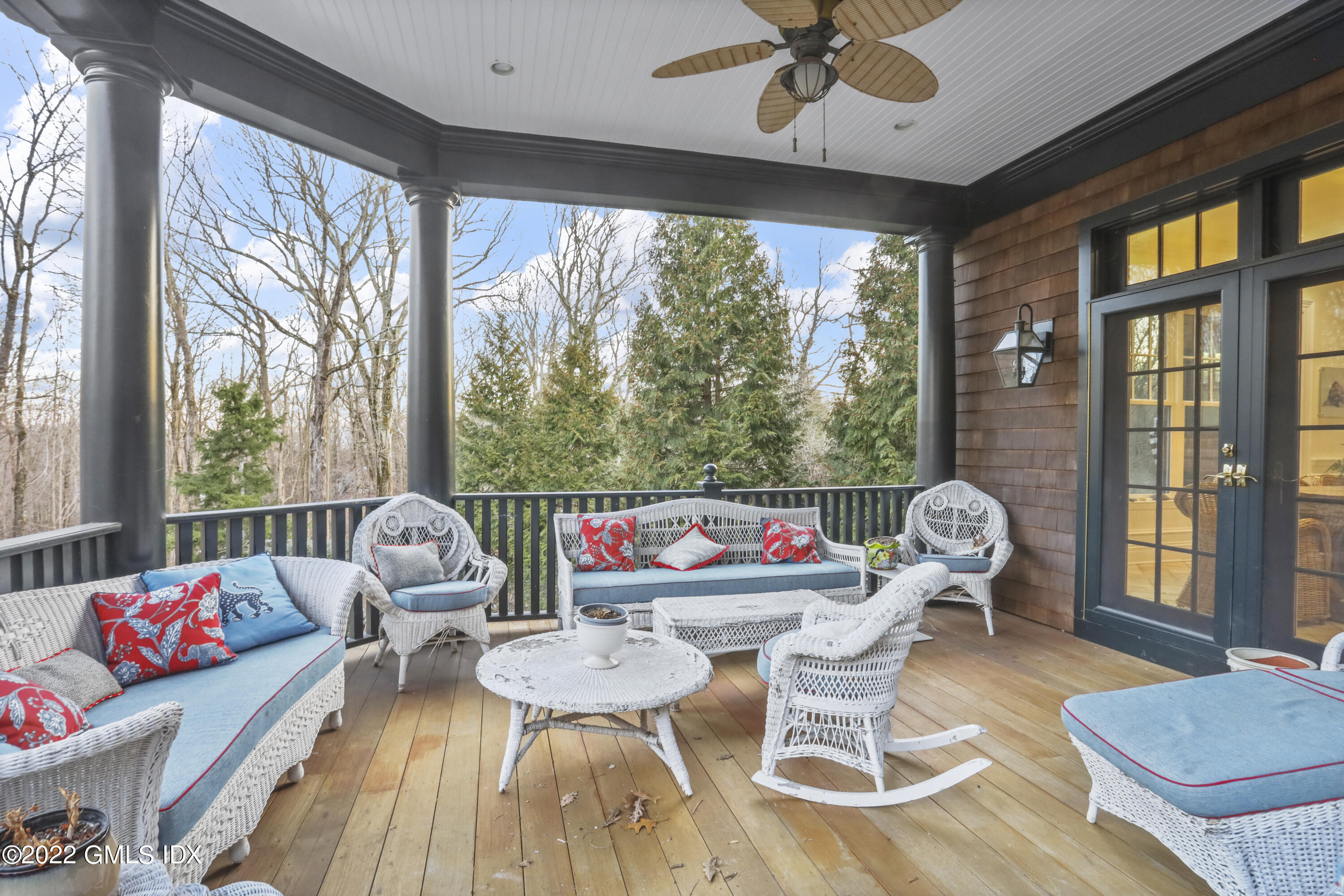 59 Cat Rock Road Cos Cob, CT 06807 - Photo 15 of 51 a living room with furniture and a large window