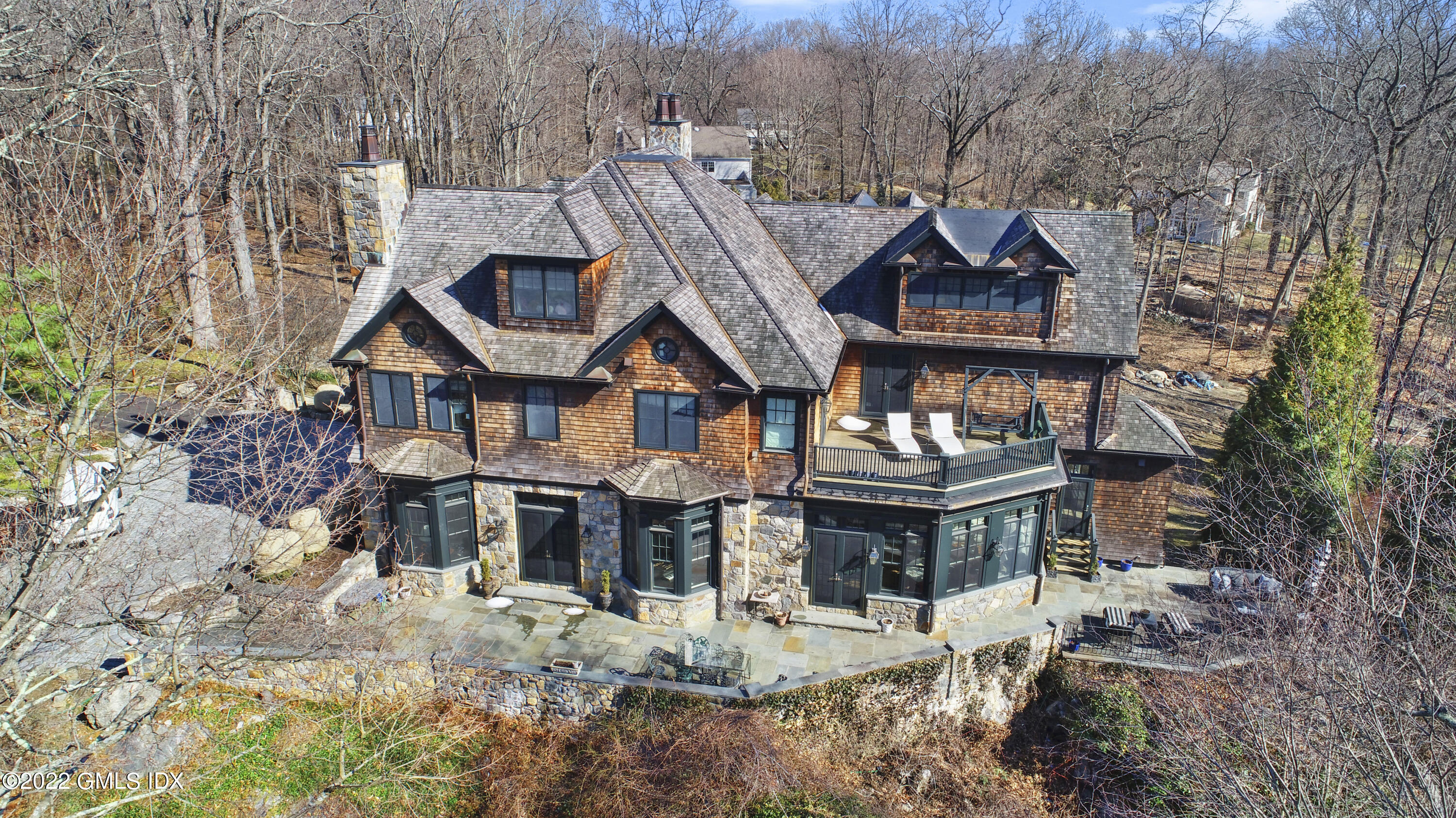 59 Cat Rock Road Cos Cob, CT 06807 - Photo 50 of 51 a view of a house with a yard