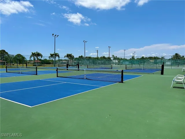 a view of a tennis court