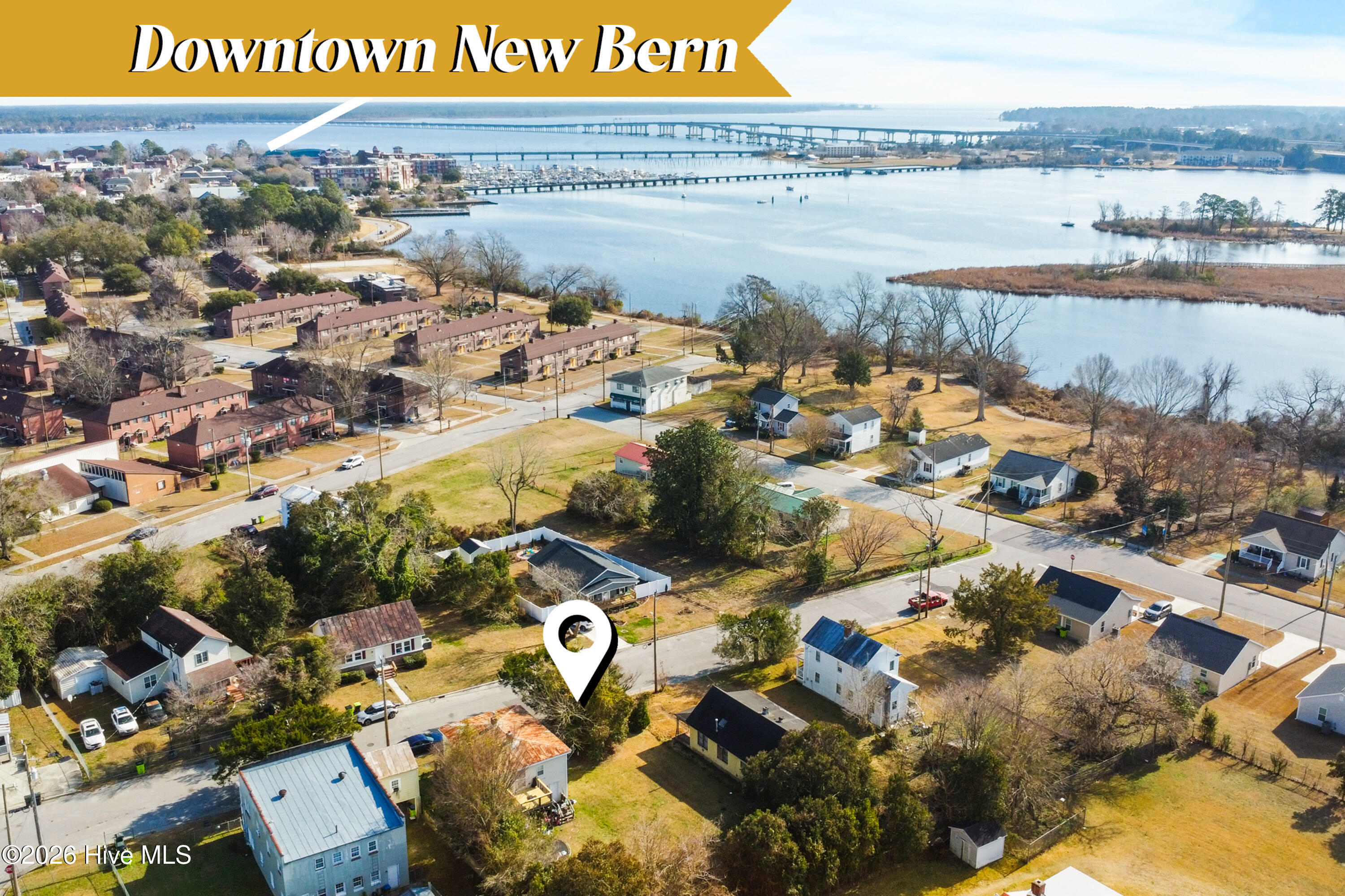 219 Jones Street New Bern, NC 28562 - Photo 3 of 11 Aerial View