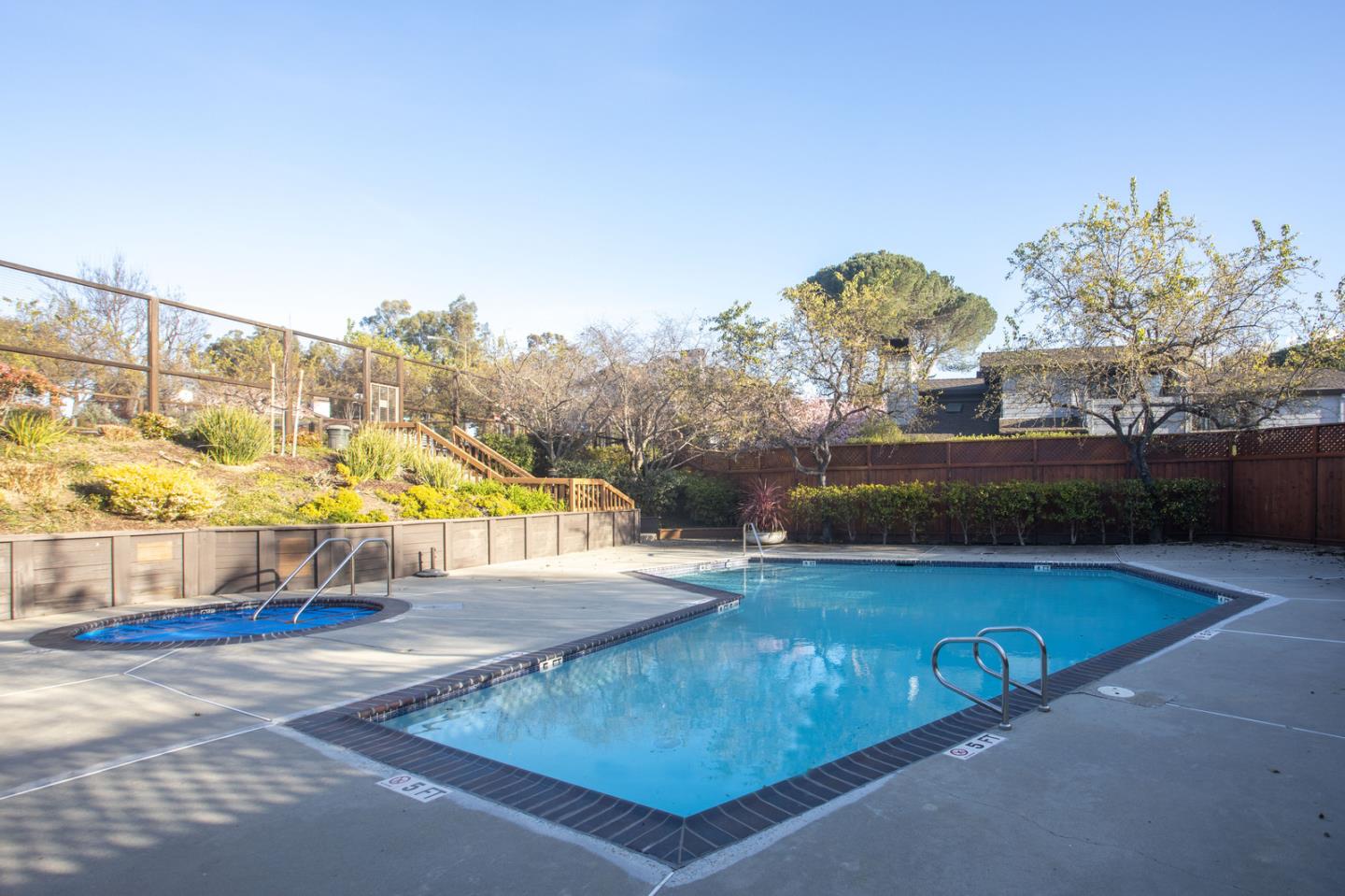 35 Hallmark Circle Menlo Park, CA 94025 - Photo 43 of 43 a view of a swimming pool with a lounge chairs