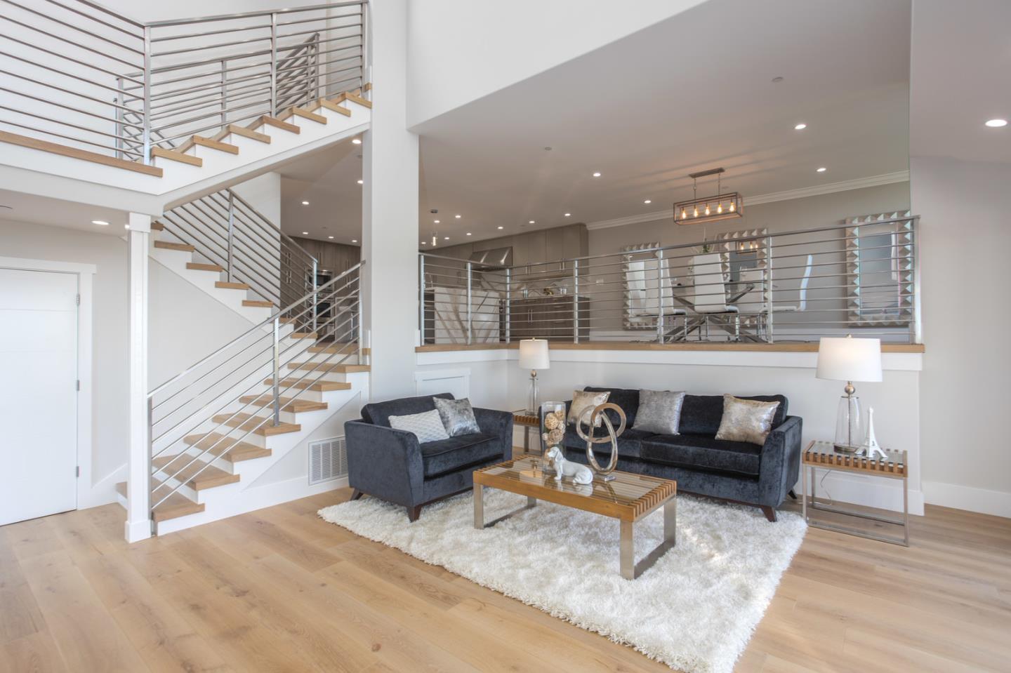 35 Hallmark Circle Menlo Park, CA 94025 - Photo 9 of 43 a living room with furniture and a wooden floor