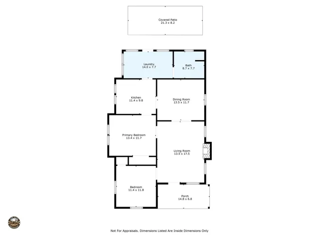 a view of a swimming pool with a lawn chairs next to yard