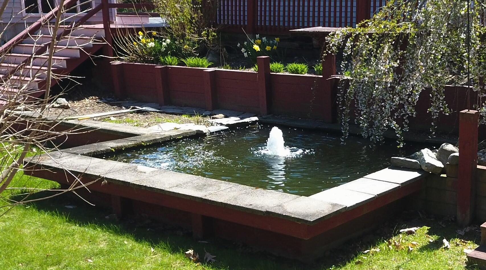 1164 Bridgton Road Westbrook, ME 04092 - Photo 9 of 41 Man made pond w/ fountain