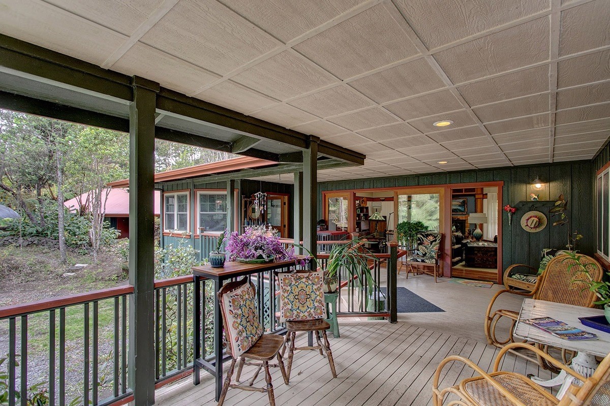 19-4242 Wright Road Volcano, HI 96785 - Photo 9 of 30 a view of a dining room with furniture window and outside view