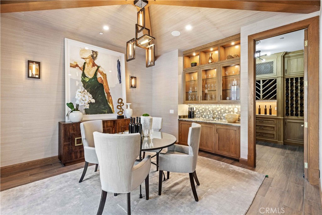 911 Hampton Road Arcadia, CA 91006 - Photo 32 of 73 a view of a dining room with furniture and window