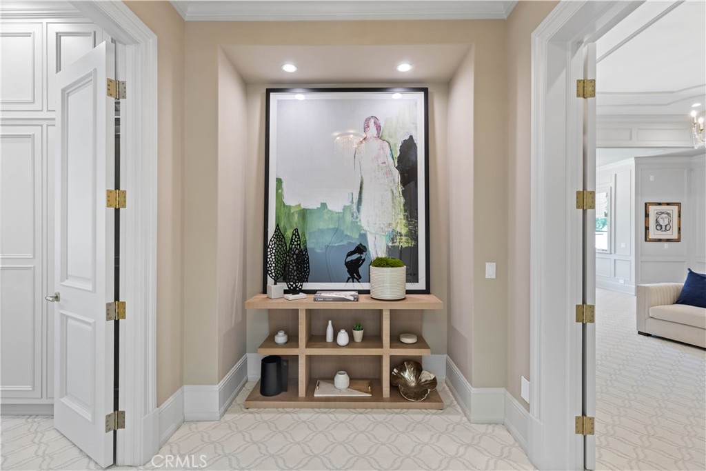 911 Hampton Road Arcadia, CA 91006 - Photo 43 of 73 a view of a room with wooden floor and windows